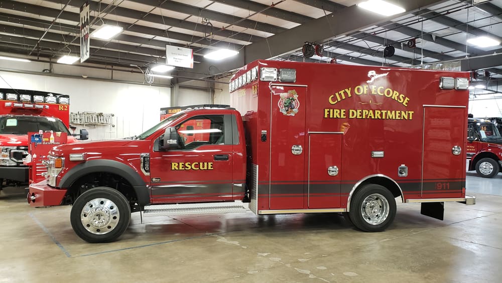 Braun Delivered an Express Plus Type I Ambulance to Ecorse Fire Dept